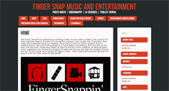 Desktop Screenshot of fingersnapmusic.com