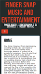 Mobile Screenshot of fingersnapmusic.com